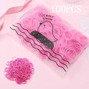 1000pcs Colors Girls Baby Hair Ring Rope Headwear Scrunchies Elastic Hair Band Kids Hair Accessories for Women Fashion Hair Tie AExp