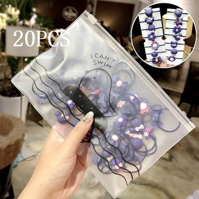 1000pcs Colors Girls Baby Hair Ring Rope Headwear Scrunchies Elastic Hair Band Kids Hair Accessories for Women Fashion Hair Tie AExp