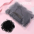 1000pcs Colors Girls Baby Hair Ring Rope Headwear Scrunchies Elastic Hair Band Kids Hair Accessories for Women Fashion Hair Tie AExp