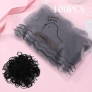 1000pcs Colors Girls Baby Hair Ring Rope Headwear Scrunchies Elastic Hair Band Kids Hair Accessories for Women Fashion Hair Tie AExp