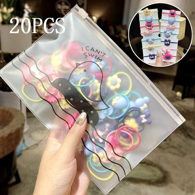 1000pcs Colors Girls Baby Hair Ring Rope Headwear Scrunchies Elastic Hair Band Kids Hair Accessories for Women Fashion Hair Tie AExp