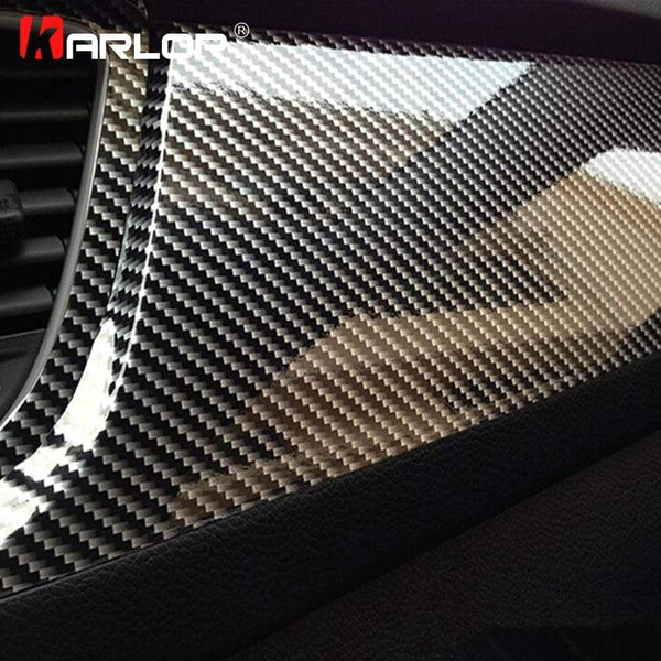 100cm*30cm High Glossy 5D Carbon Fiber Wrapping Vinyl Film Motorcycle Tablet Stickers And Decals Auto Accessories Car Styling JadeMoghul Inc. 