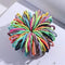100PCS/Set Girls Candy Colors Nylon Elastic Hair Bands Children Rubber Band Headband Scrunchie Fashion Hair Accessories AExp