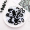 100PCS/Set Girls Candy Colors Nylon Elastic Hair Bands Children Rubber Band Headband Scrunchie Fashion Hair Accessories AExp