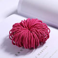 100PCS/Set Girls Candy Colors Nylon Elastic Hair Bands Children Rubber Band Headband Scrunchie Fashion Hair Accessories AExp