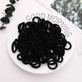 100PCS/Set Girls Candy Colors Nylon Elastic Hair Bands Children Rubber Band Headband Scrunchie Fashion Hair Accessories AExp
