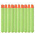 100PCs Soft Hollow Hole Head 7.2cm Refill Darts Toy Gun Bullets for Nerf Series Blasters Xmas Kid Children Gift-green-JadeMoghul Inc.