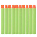 100PCs Soft Hollow Hole Head 7.2cm Refill Darts Toy Gun Bullets for Nerf Series Blasters Xmas Kid Children Gift-green-JadeMoghul Inc.