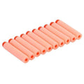 100PCs Soft Hollow Hole Head 7.2cm Refill Darts Toy Gun Bullets for Nerf Series Blasters Xmas Kid Children Gift-orange-JadeMoghul Inc.