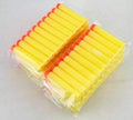 100PCs Soft Hollow Hole Head 7.2cm Refill Darts Toy Gun Bullets for Nerf Series Blasters Xmas Kid Children Gift-yellow-JadeMoghul Inc.