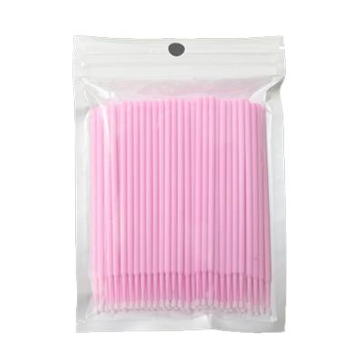 100Pcs/ Wholesale Disposable Eyelash Micro Brushes Mascara Swab Eyelash Extension Brushes Applicator Wands Makeup Tools Kit AExp