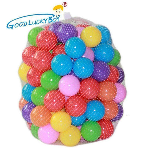 100pcs/lot Eco-Friendly Colorful Soft Plastic Water Pool Ocean Wave Ball Baby Funny Toys Stress Air Ball Outdoor Fun Sports--JadeMoghul Inc.