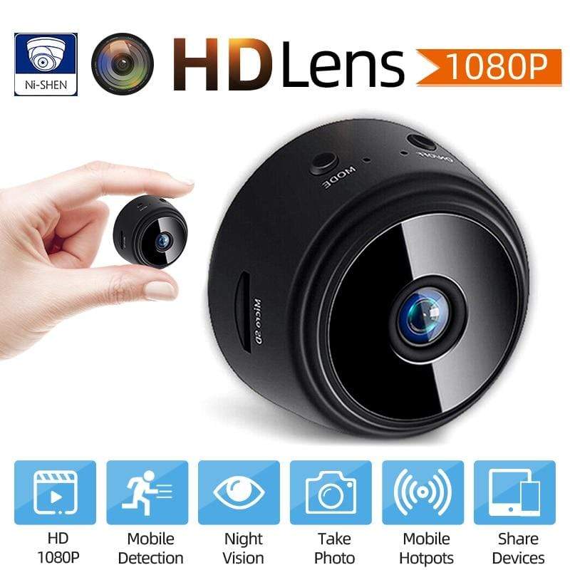 1080P HD IP mini camera  wireless Wifi security remote control surveillance night vision hidden mobile detection camera AExp