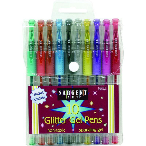 10CT GLITTER GEL PEN-Arts & Crafts-JadeMoghul Inc.