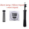 10inch Photography LED Selfie Ring Light 26cm Dimmable Camera Phone Ring Lamp With Stand Tripods For Makeup Video Live Studio AExp