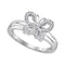 10k 2-tone Gold Women's Diamond Butterfly Ring - FREE Shipping (US/CA)-Gold & Diamond Rings-5.5-JadeMoghul Inc.