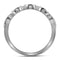 10k 2-tone Gold Women's Diamond Stackable Rope Ring - FREE Shipping (US/CA)-Gold & Diamond Rings-5-JadeMoghul Inc.