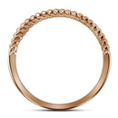 10k 2-tone Gold Women's Diamond Stackable Rope Ring - FREE Shipping (US/CA)-Gold & Diamond Rings-5-JadeMoghul Inc.