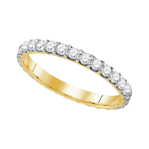 10k Gold Women's Round Diamond Bridal Ring - FREE Shipping (US/CA)-Gold & Diamond Wedding Jewelry-5-JadeMoghul Inc.