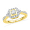 10k Gold Women's Round Diamond Wedding Ring - FREE Shipping (US/CA)-Gold & Diamond Engagement & Anniversary Rings-7-JadeMoghul Inc.