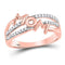 10k Rose Gold Women's Diamond Mom Ring-Gold & Diamond Rings-7.5-JadeMoghul Inc.