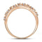 10k Rose Gold Women's Diamond Roped Woven Ring - FREE Shipping (US/CA)-Gold & Diamond Bands-6-JadeMoghul Inc.