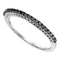 10k White Gold Diamond Women's Anniversary Wedding Band - FREE Shipping (US/CA)-Gold & Diamond Bands-5-JadeMoghul Inc.