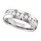 10k White Gold Men's Diamond Anniversary Band - FREE Shipping (US/CA)-Gold & Diamond Wedding Jewelry-8-JadeMoghul Inc.