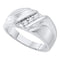 10k White Gold Men's Diamond Anniversary Band - FREE Shipping (US/CA)-Gold & Diamond Wedding Jewelry-8.5-JadeMoghul Inc.