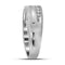 10k White Gold Men's Diamond Channel-set Anniversary Band - FREE Shipping (US/CA)-Gold & Diamond Wedding Jewelry-8-JadeMoghul Inc.