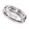 10k White Gold Men's Diamond Matte-finish Anniversary Band - FREE Shipping (US/CA)-Gold & Diamond Wedding Jewelry-8-JadeMoghul Inc.