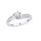 10k White Gold Women's Round Diamond Bridal Ring - FREE Shipping (US/CA)-Gold & Diamond Engagement & Anniversary Rings-5-JadeMoghul Inc.