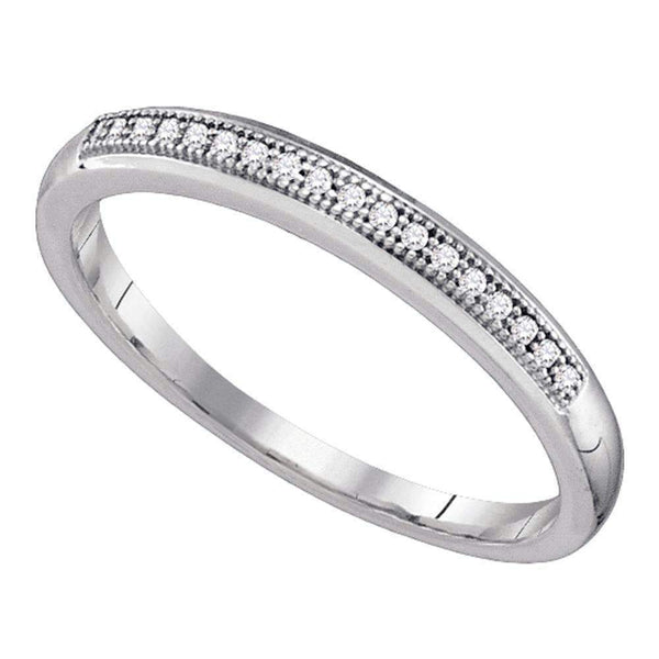 10k White Gold Women's Round Diamond Bridal Ring - FREE Shipping (US/CA)-Gold & Diamond Wedding Jewelry-5-JadeMoghul Inc.