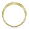 10kt Two-tone Yellow Gold Mens Round Diamond Grooved Wedding Band Ring 1/4 Cttw-Gold & Diamond Wedding Jewelry-9.5-JadeMoghul Inc.