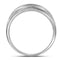 10kt White Gold Men's Round Channel-set Diamond Single Row Wedding Band Ring 3/4 Cttw - FREE Shipping (US/CAN)-Gold & Diamond Wedding Jewelry-8-JadeMoghul Inc.