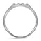 10kt White Gold Men's Round Channel-set Diamond Triple Row Wedding Band Ring 1/4 Cttw - FREE Shipping (US/CAN)-Wedding Jewelry-8-JadeMoghul Inc.