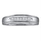 10kt White Gold Mens Round Diamond Channel-set Wedding Anniversary Band Ring 1/12 Cttw-Gold & Diamond Wedding Jewelry-12.5-JadeMoghul Inc.