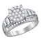 10kt White Gold Women's Diamond Cindys Dream Engagement Ring-Gold & Diamond Wedding Jewelry-JadeMoghul Inc.