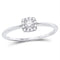 10kt White Gold Women's Diamond Solitaire Stackable Band Ring-Rings And Bands-8.5-JadeMoghul Inc.