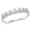 10kt White Gold Women's Diamond Stackable Band Ring-Rings And Bands-JadeMoghul Inc.