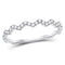 10kt White Gold Women's Diamond Zigzag Stackable Band Ring-Rings And Bands-8.5-JadeMoghul Inc.