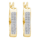 10kt White Gold Women's Emerald Solitaire Stackable Ring-Earrings-JadeMoghul Inc.