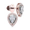 10kt White Gold Women's Emerald Solitaire Stackable Ring-Earrings-JadeMoghul Inc.