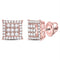10kt White Gold Women's Emerald Solitaire Stackable Ring-Earrings-JadeMoghul Inc.