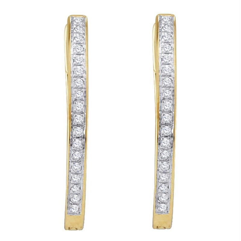 10kt White Gold Women's Emerald Solitaire Stackable Ring-Earrings-JadeMoghul Inc.