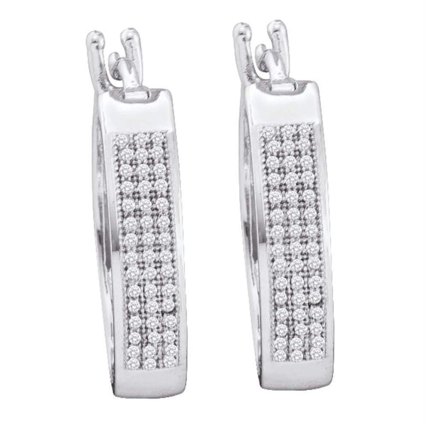 10kt White Gold Women's Emerald Solitaire Stackable Ring-Earrings-JadeMoghul Inc.