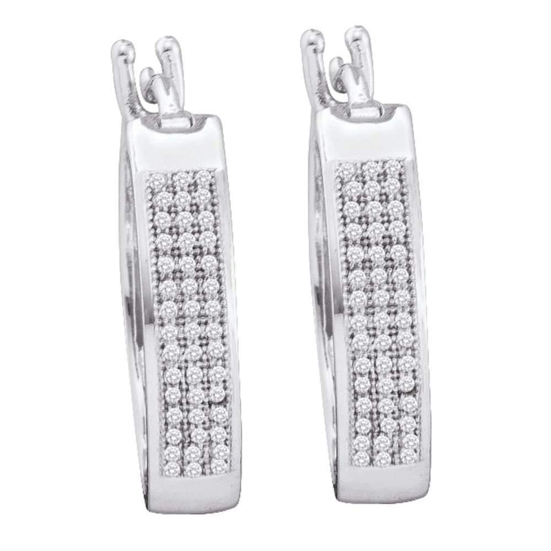 10kt White Gold Women's Emerald Solitaire Stackable Ring-Earrings-JadeMoghul Inc.
