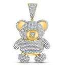 10kt White Gold Women's Emerald Solitaire Stackable Ring-Gold & Diamond Men Charms & Pendants-JadeMoghul Inc.