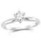 10kt White Gold Women's Emerald Solitaire Stackable Ring-Gold & Diamond Wedding Jewelry-11-JadeMoghul Inc.