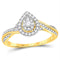 10kt White Gold Women's Emerald Solitaire Stackable Ring-Gold & Diamond Wedding Jewelry-8-JadeMoghul Inc.